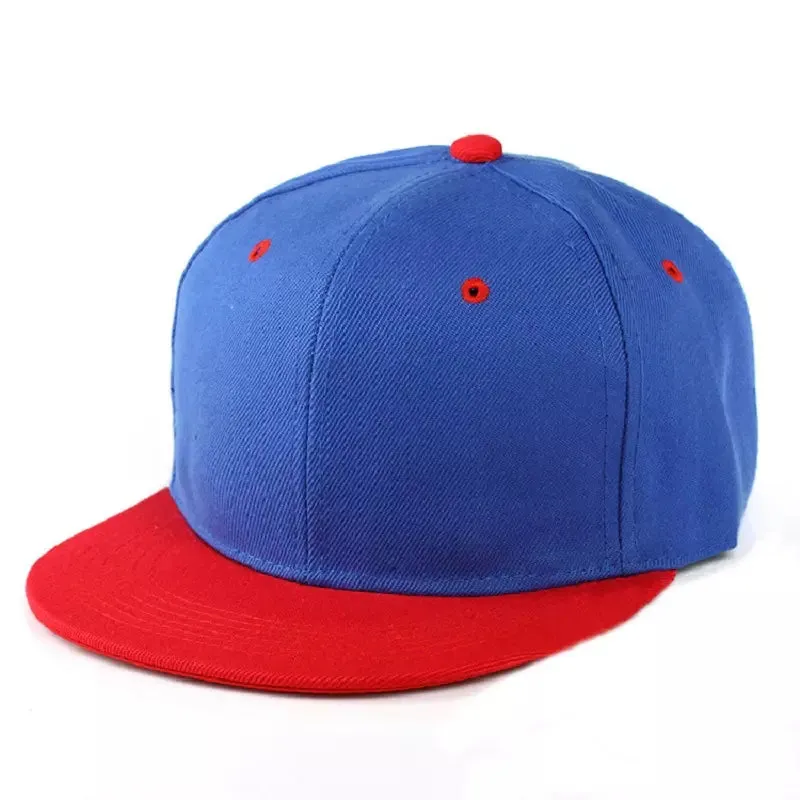 Bicolor Plain Snapback Cap