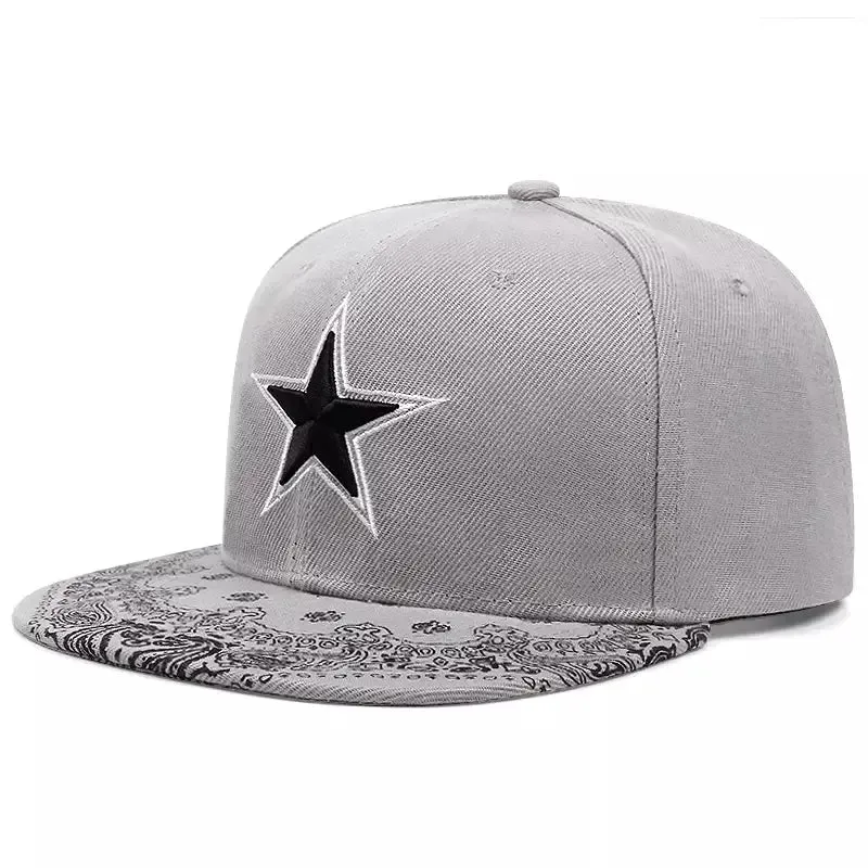 Black Star Snapback Cap