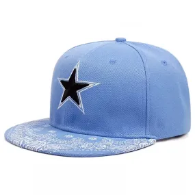 Black Star Snapback Cap