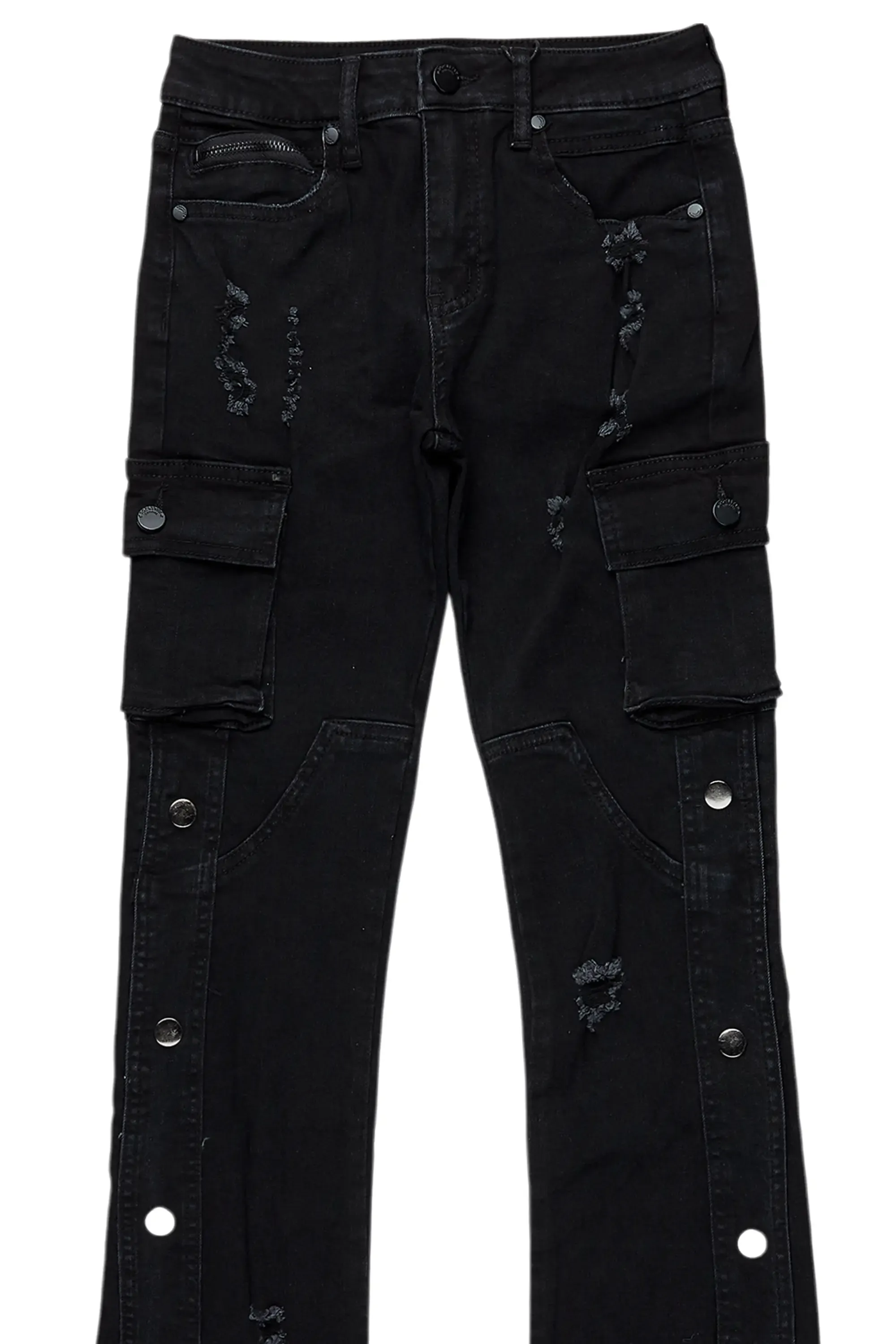 Boys Kuiper Black Baggy Fit Jean