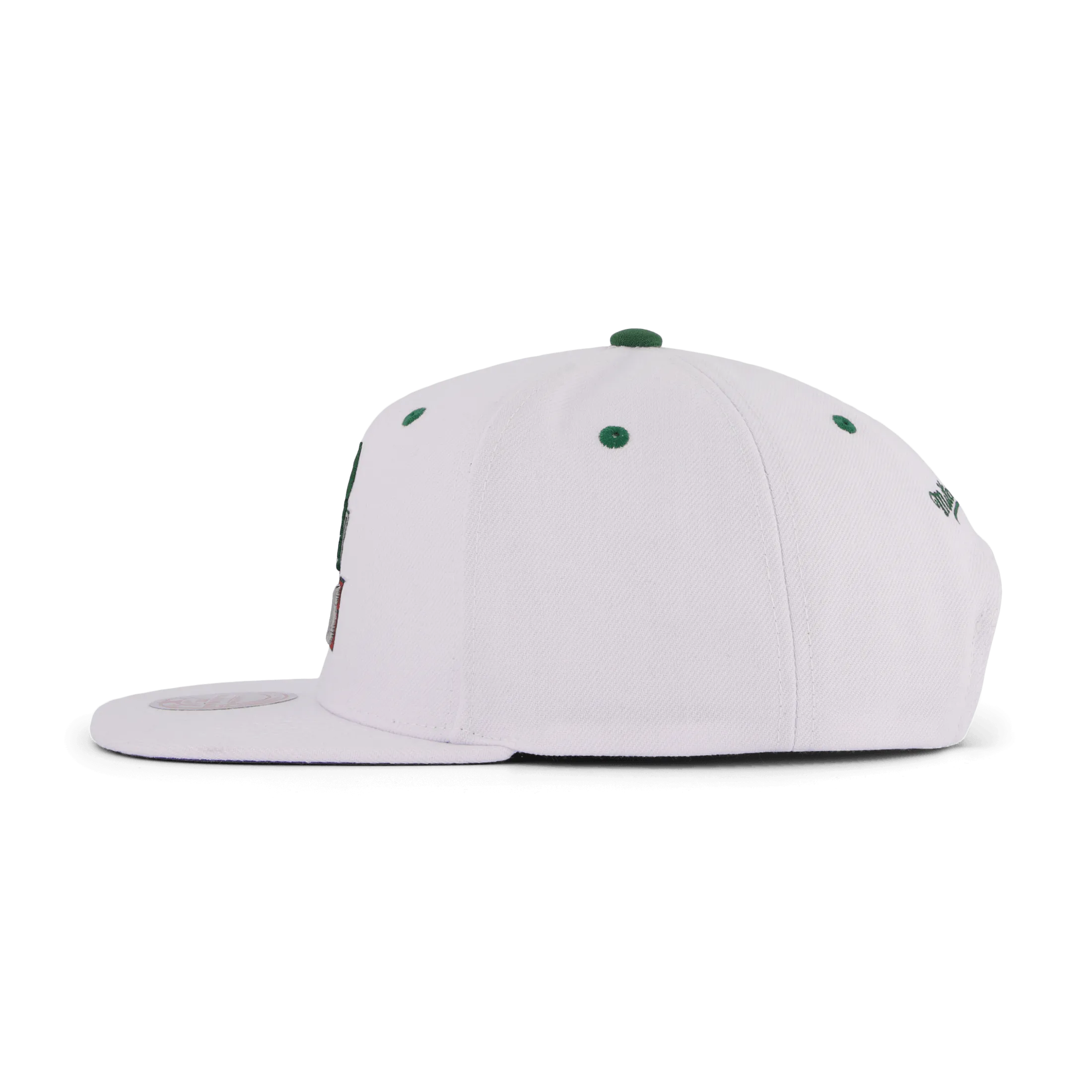 Bucks White Team Color Snapback HWC