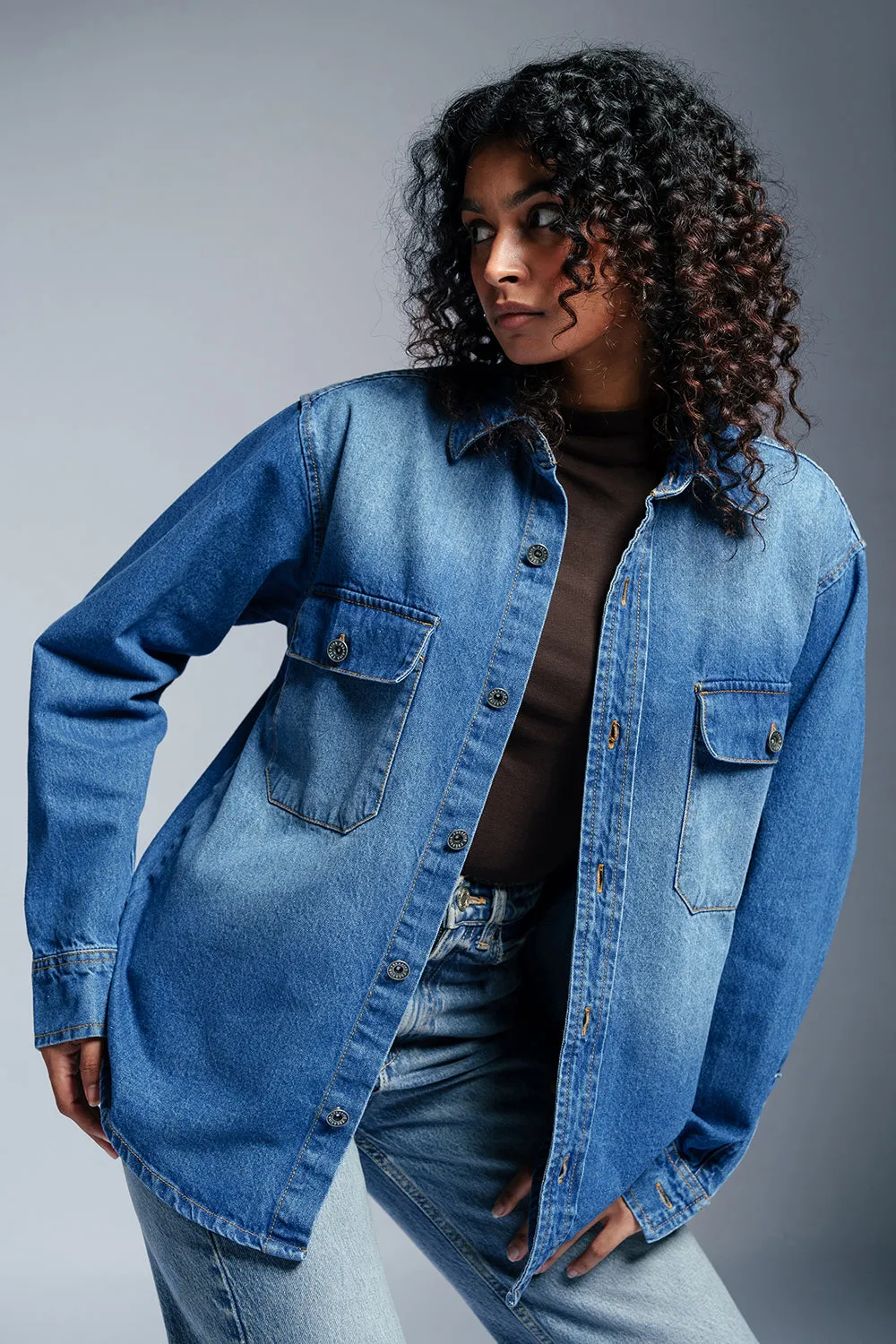 Chrome Blue Women's Denim Jacket