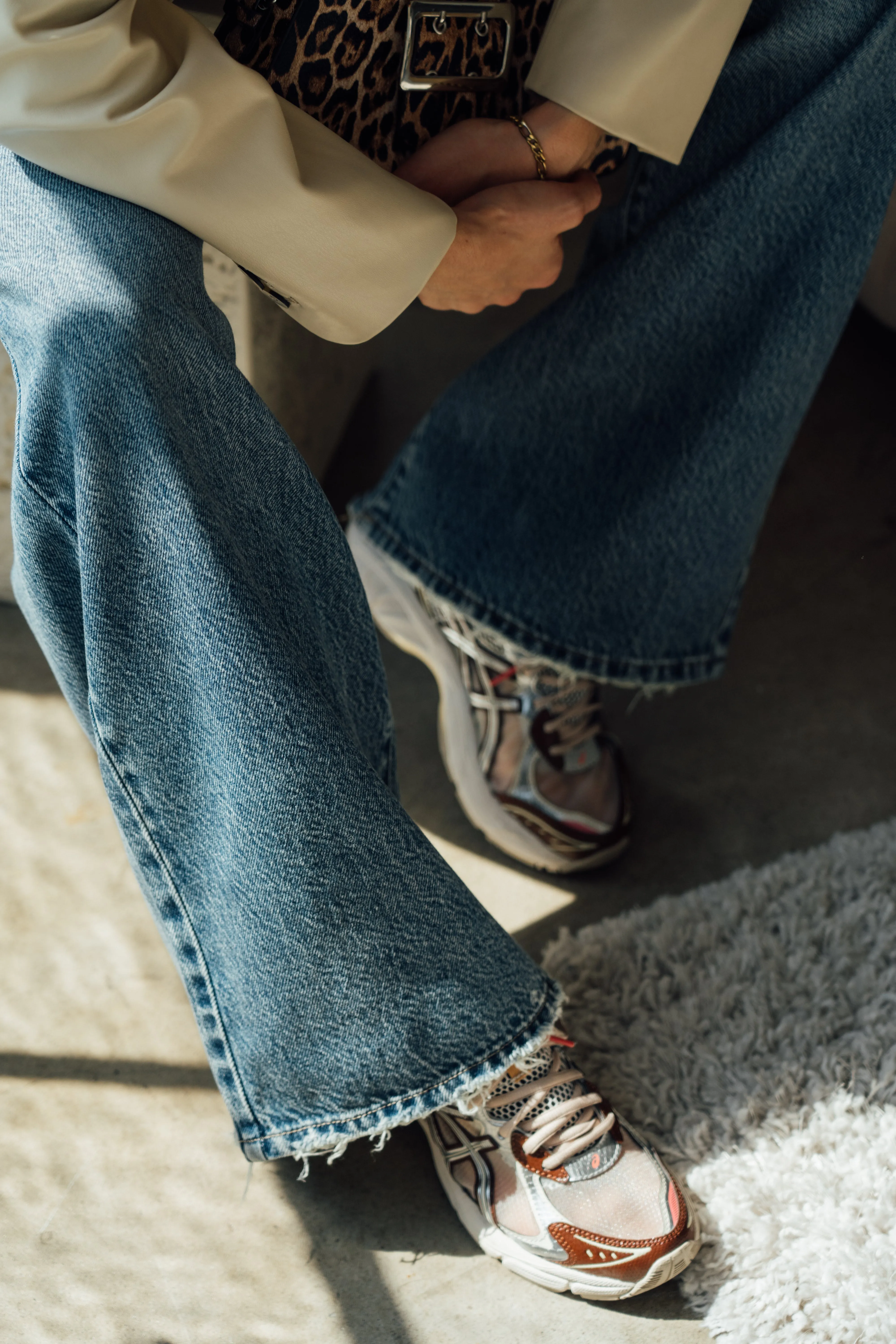 Classic Rise A-Line Baggy Jeans - Vintage Indigo