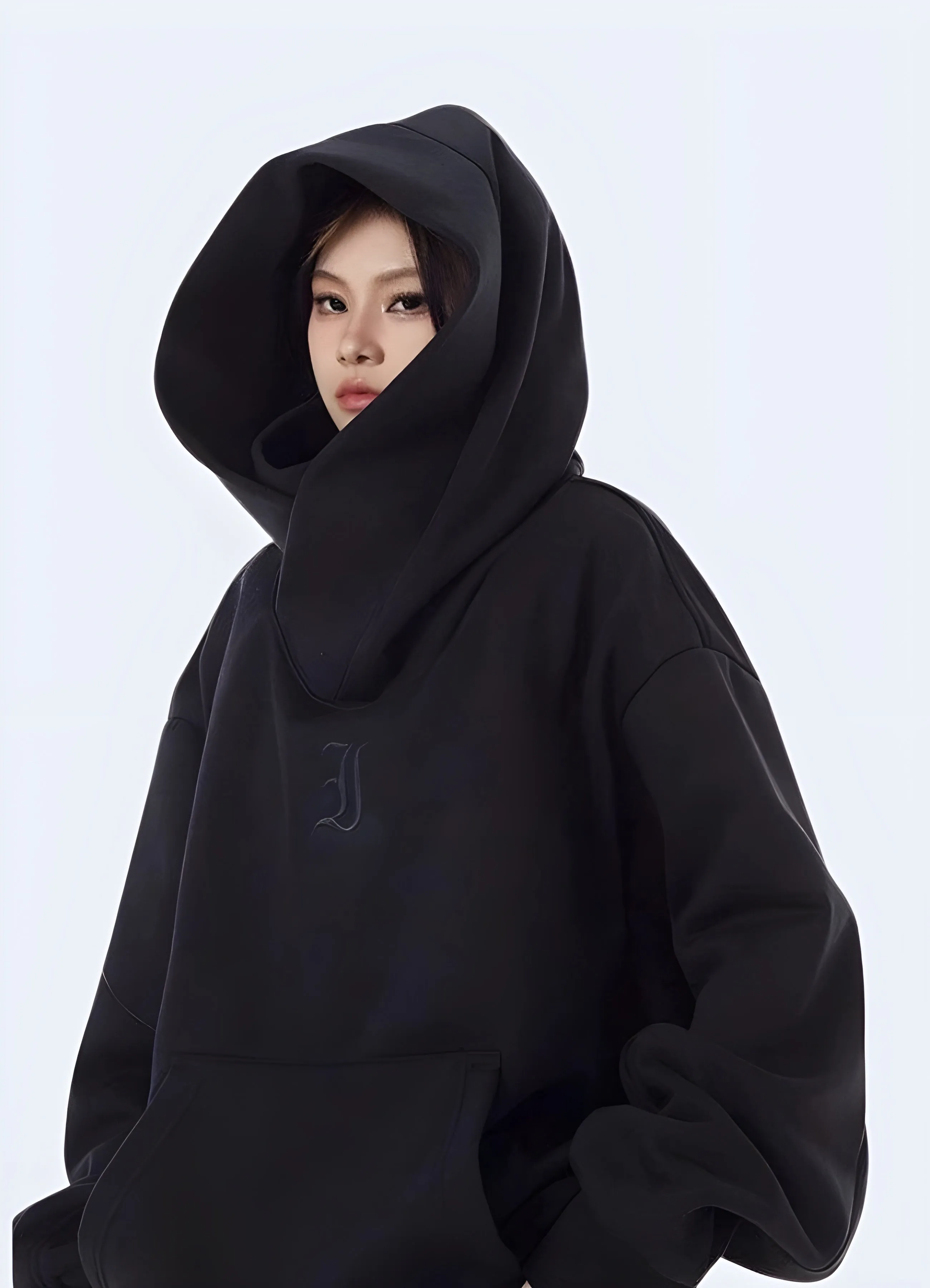 Cotton Women Techwear Hoodie