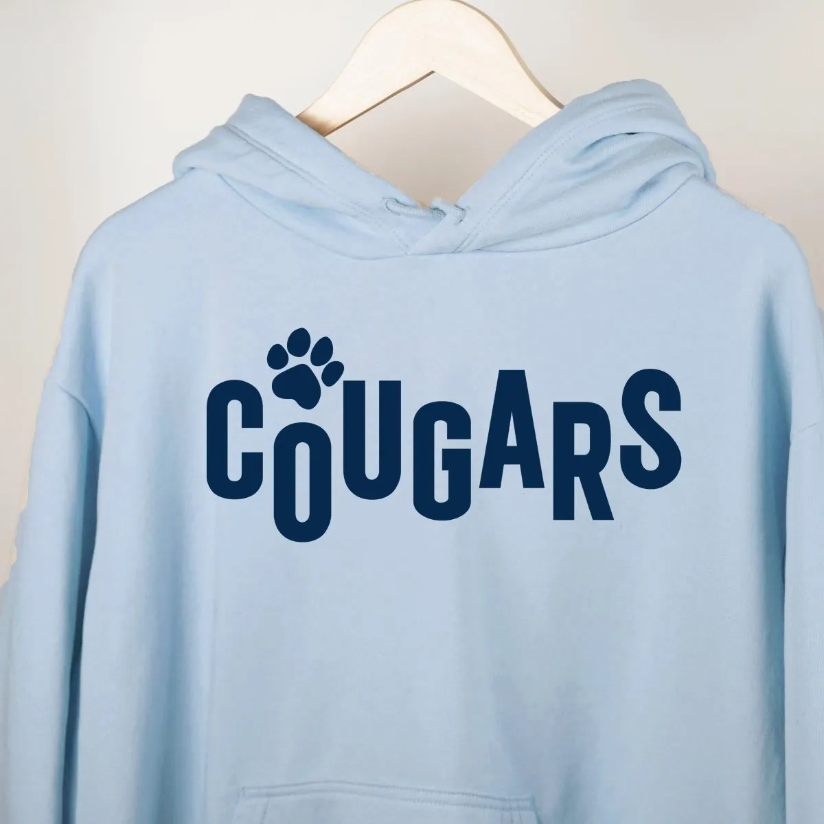 Cougars with Small Paw Sweatshirts & Hoodies - Hunt Club Elementary