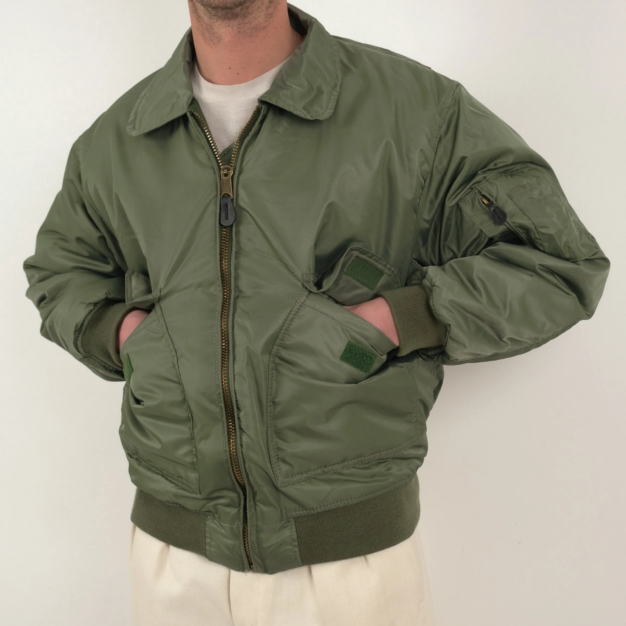 CWU GREEN BOMBER JACKET