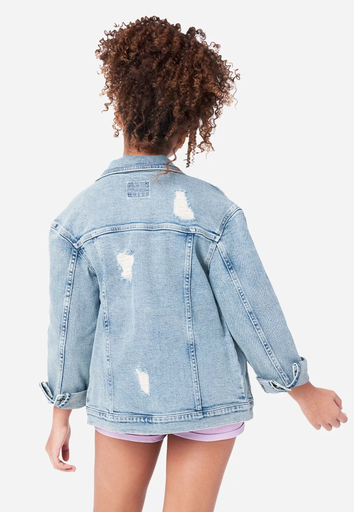 Distressed Denim Jacket