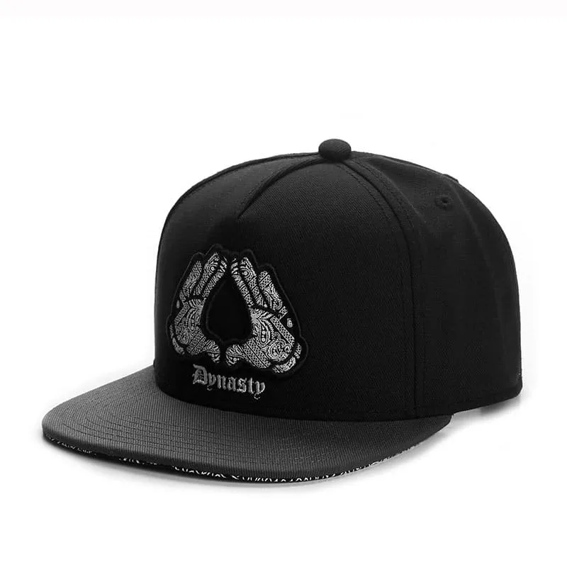 Dynasty Black Snapback Cap