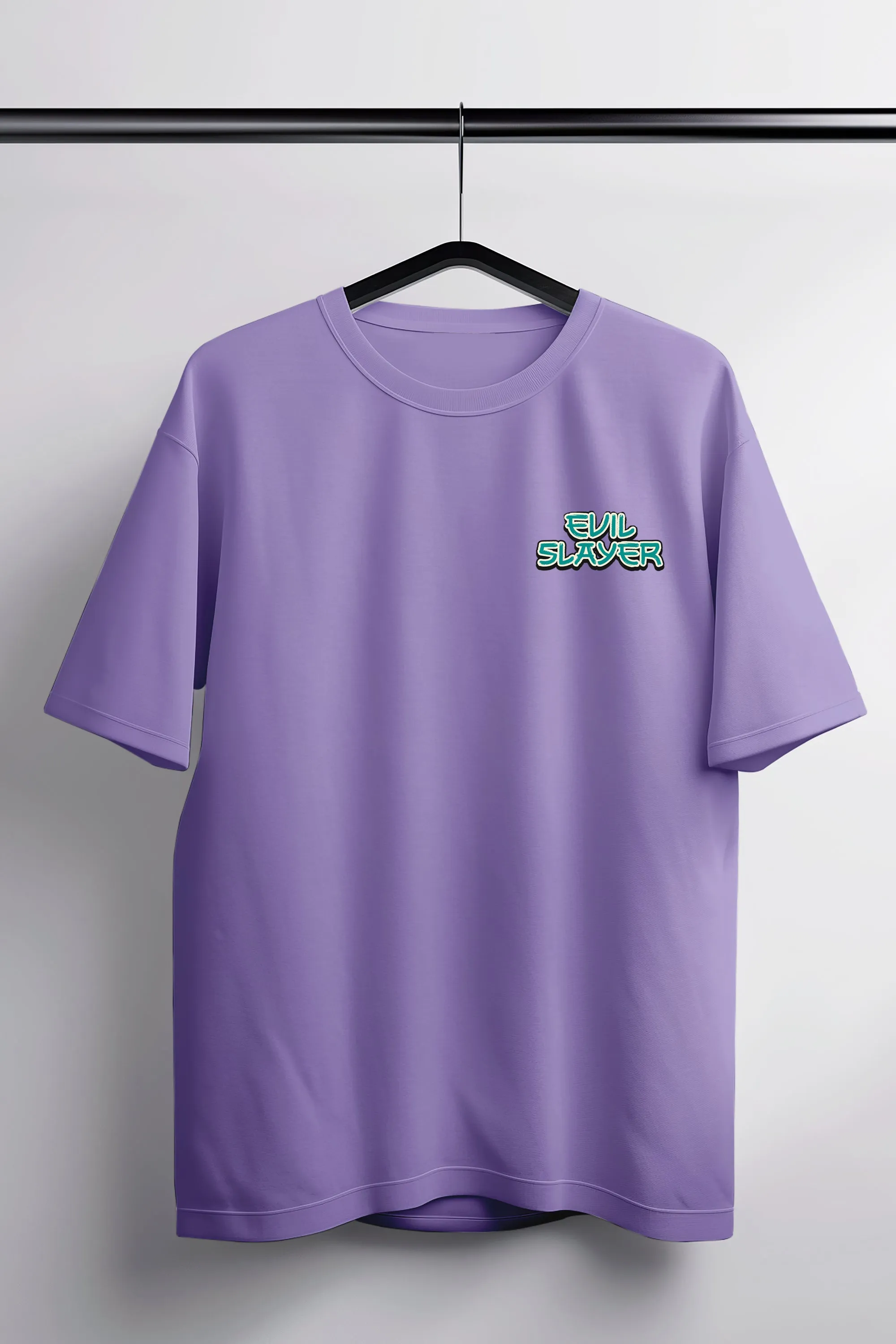 Evil Slayer Lavender Oversized Tee