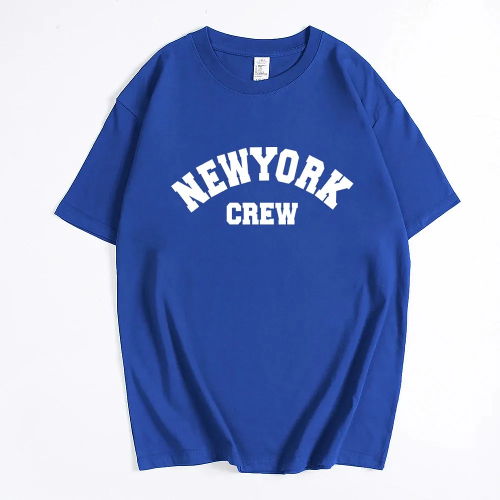 Girls cute oversized washed NY tees