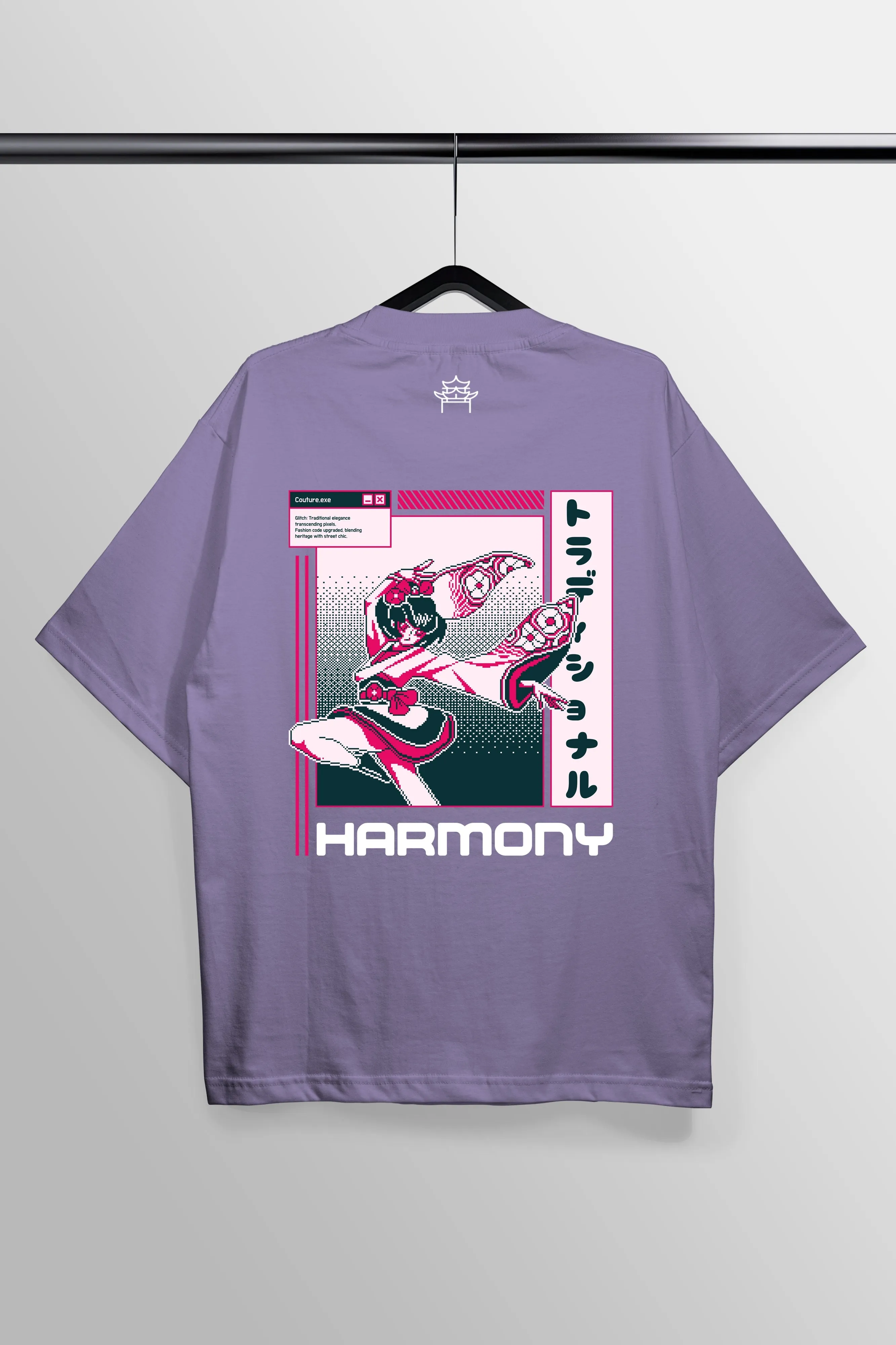 Harmony Lavender Oversized Tee