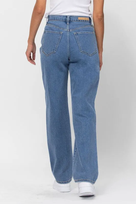 High Rise Dad Jeans