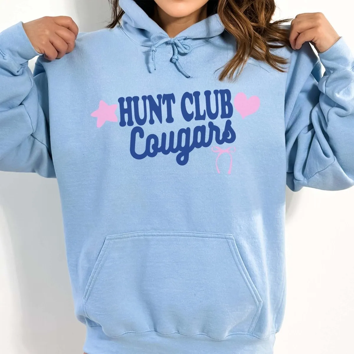 Hunt Club Cougars Star Heart & Bow Sweatshirts & Hoodies - Hunt Club Elementary