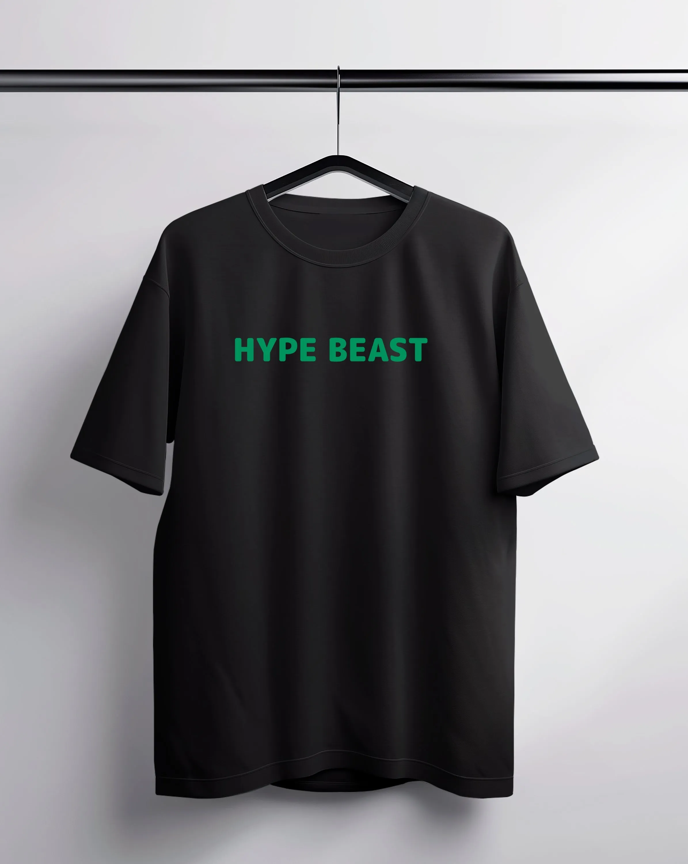 Hype Beast Black Oversized Tee