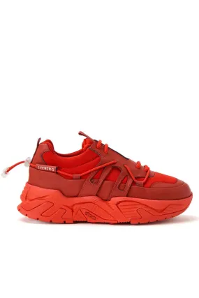 Iceberg - Red Chunky Trainers