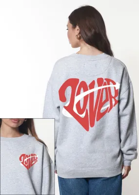 lover heart crewneck