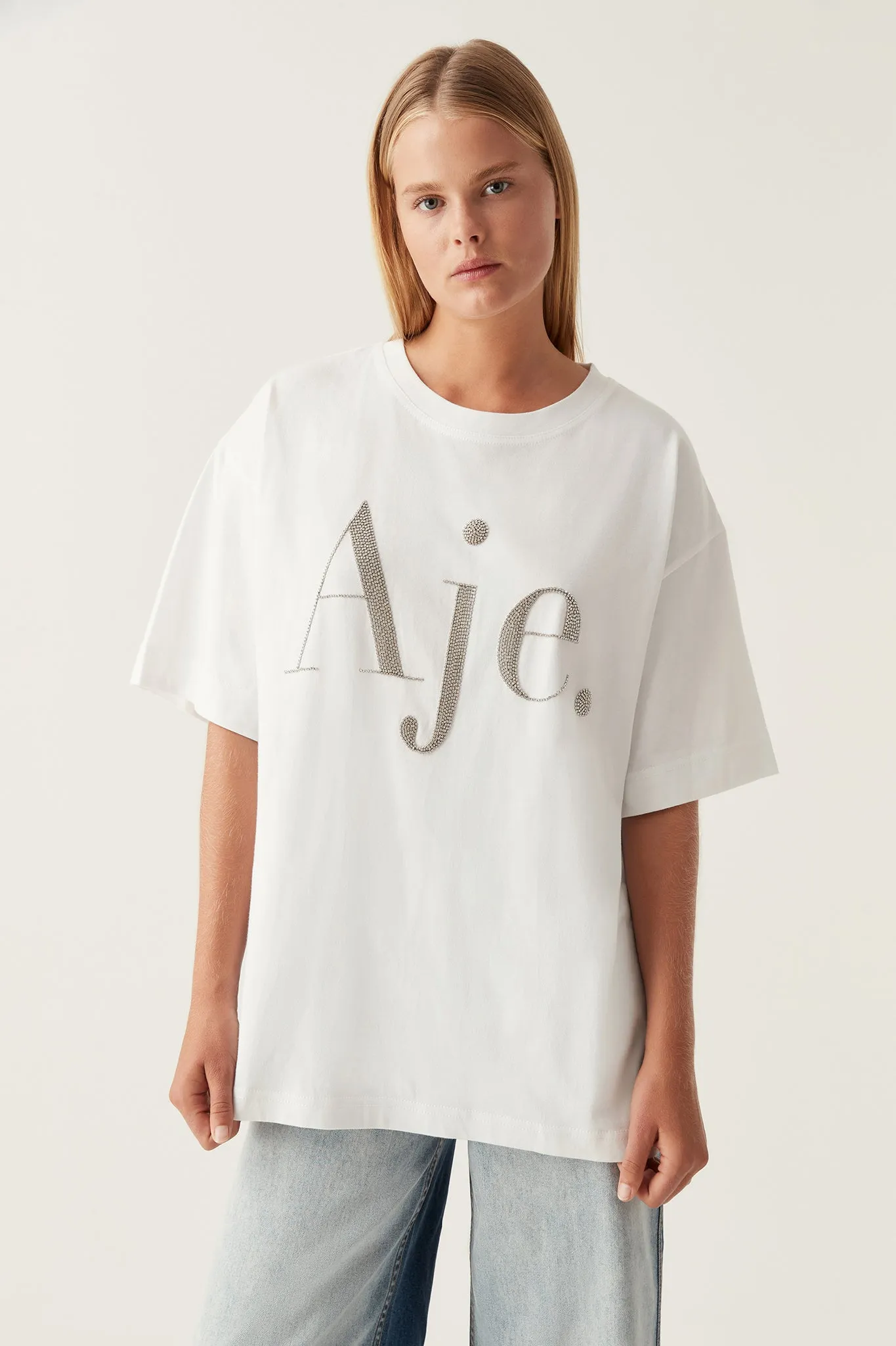 Lucid Oversized Crystal Tee