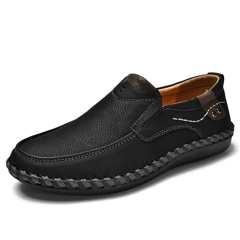 Men's Genuine Leather Moccasins | Plus Size