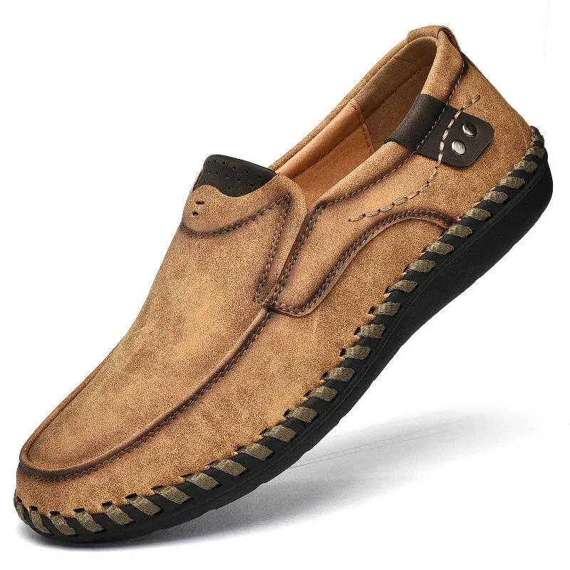 Men's Genuine Leather Moccasins | Plus Size