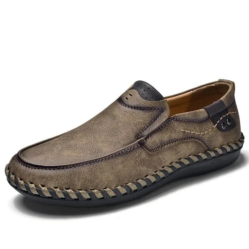 Men's Genuine Leather Moccasins | Plus Size