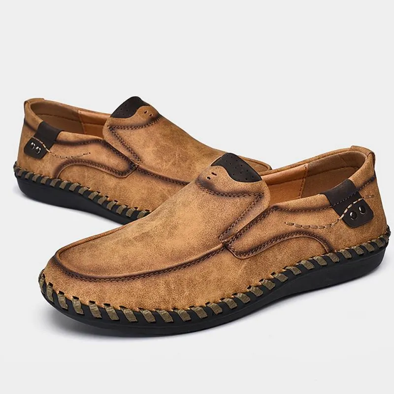 Men's Genuine Leather Moccasins | Plus Size