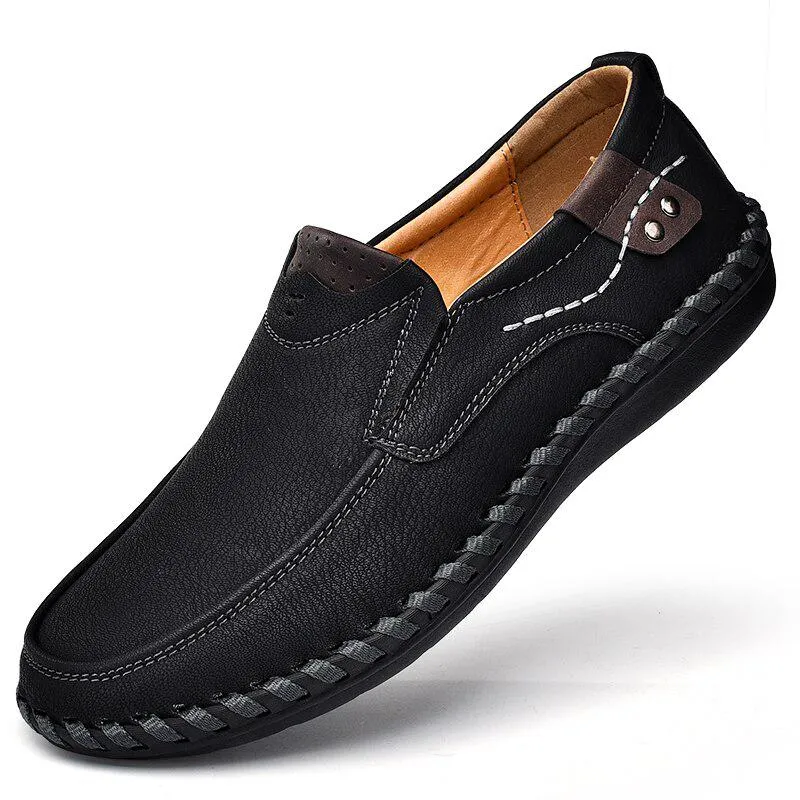 Men's Genuine Leather Moccasins | Plus Size