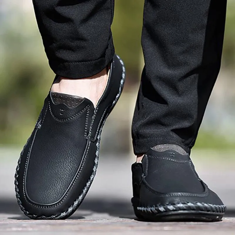 Men's Genuine Leather Moccasins | Plus Size