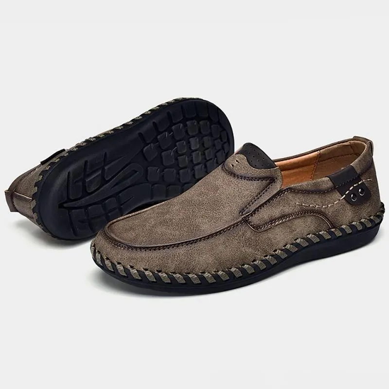 Men's Genuine Leather Moccasins | Plus Size