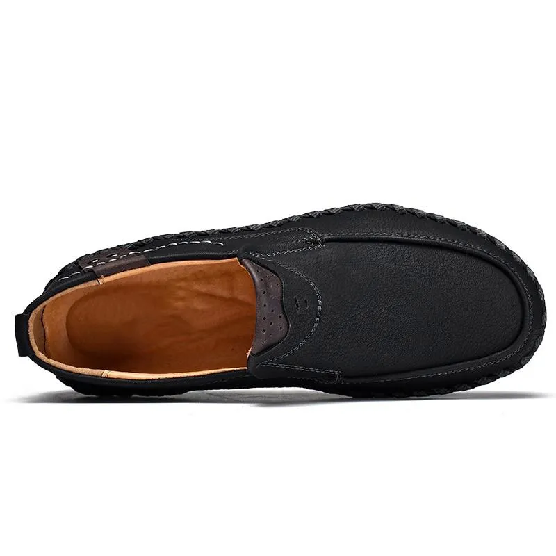 Men's Genuine Leather Moccasins | Plus Size