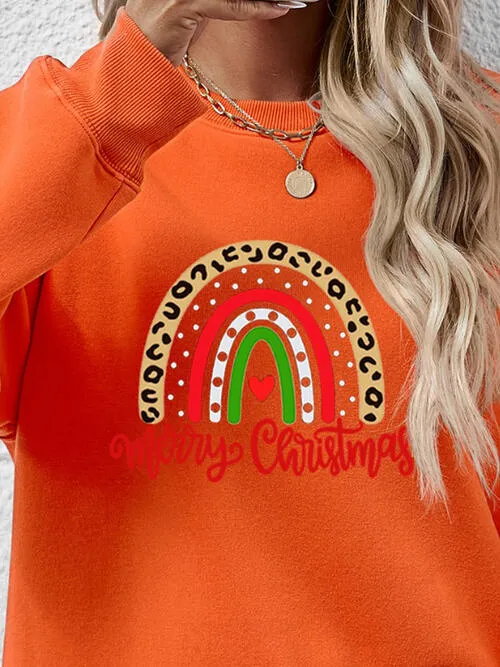 MERRY CHRISTMAS Graphic Sweatshirt