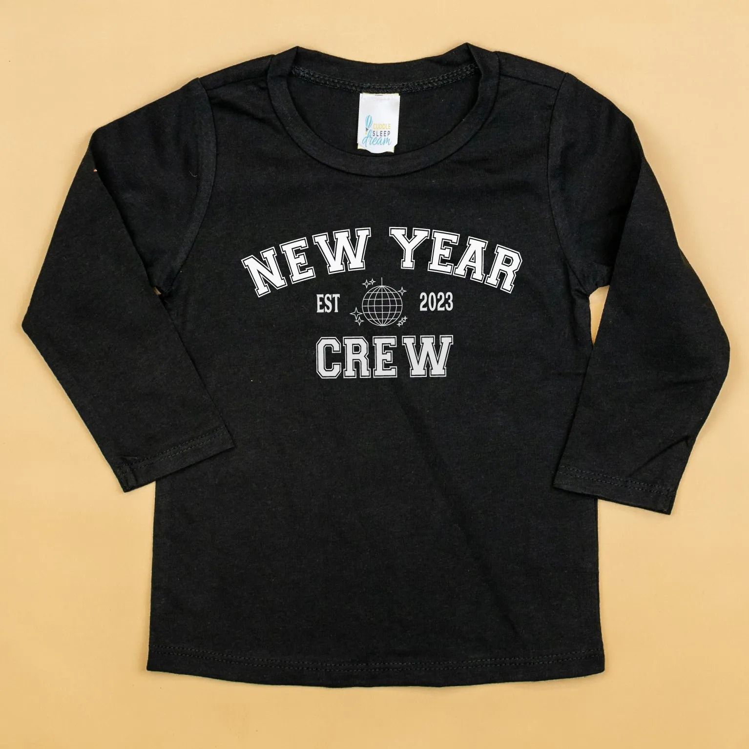 New Year Crew | Black Tshirt