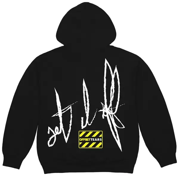 Offset Tears Hoodies (Black) - DTBFSETHS02