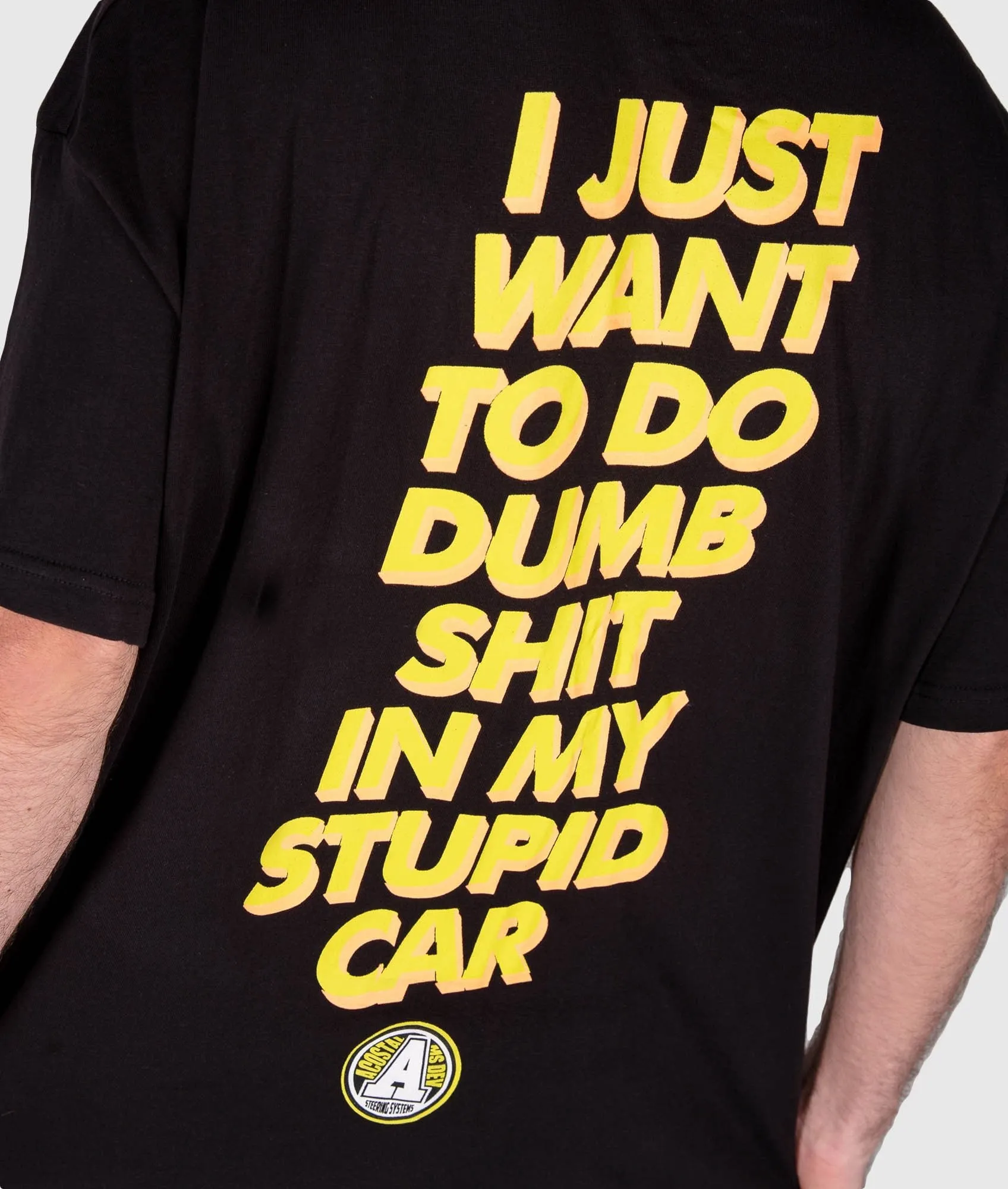 Oversized Stupid Car Tee