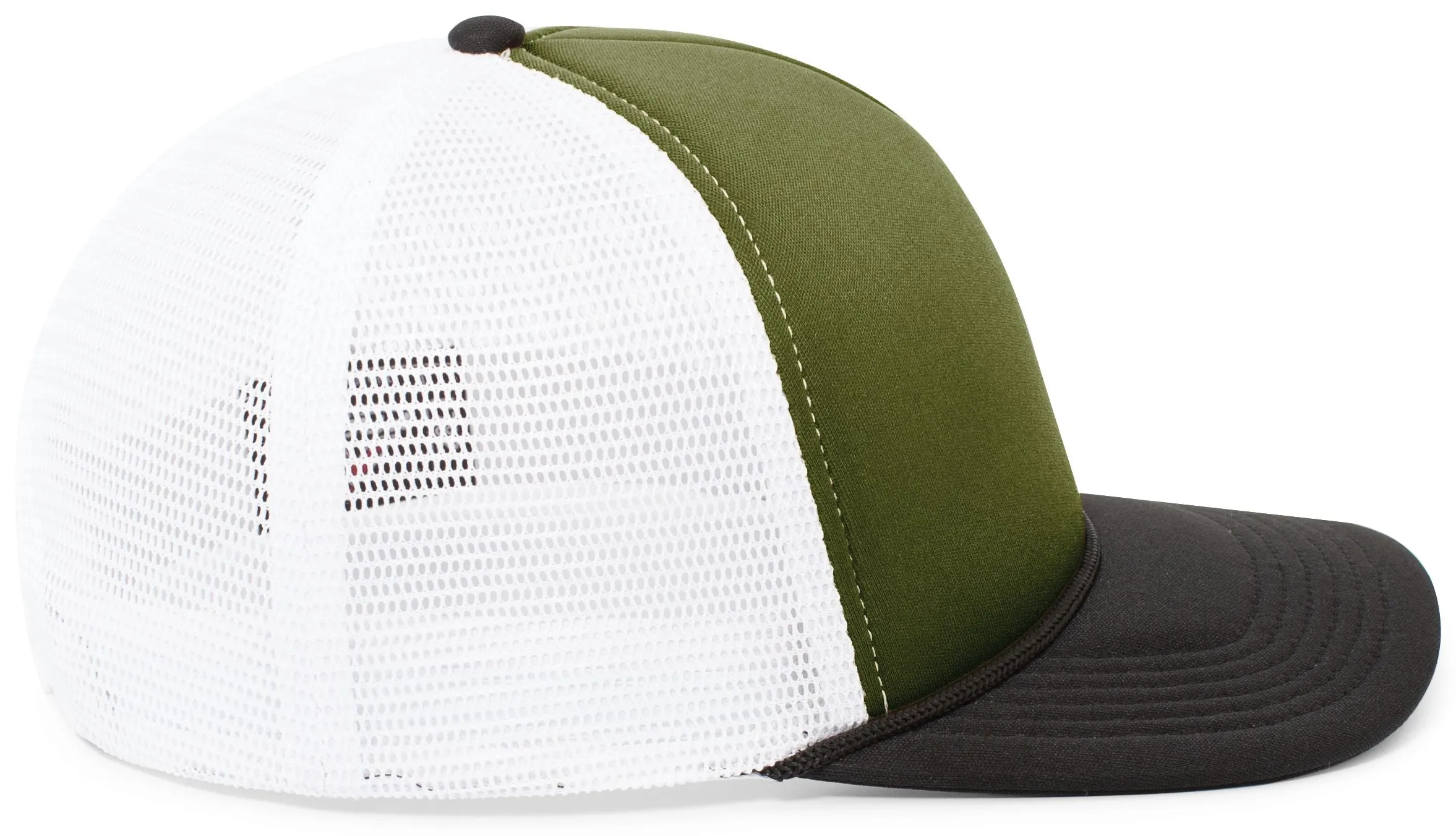 Pacific Headwear Foamie Fresh Trucker Cap - Moss/White/Black