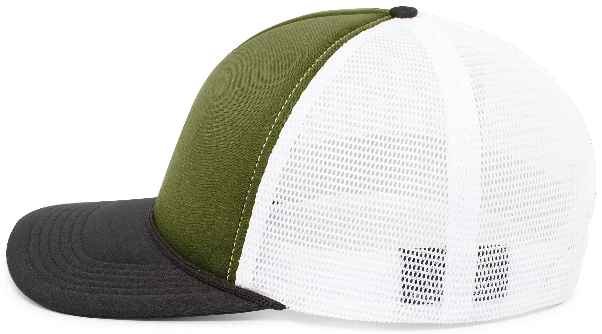 Pacific Headwear Foamie Fresh Trucker Cap - Moss/White/Black