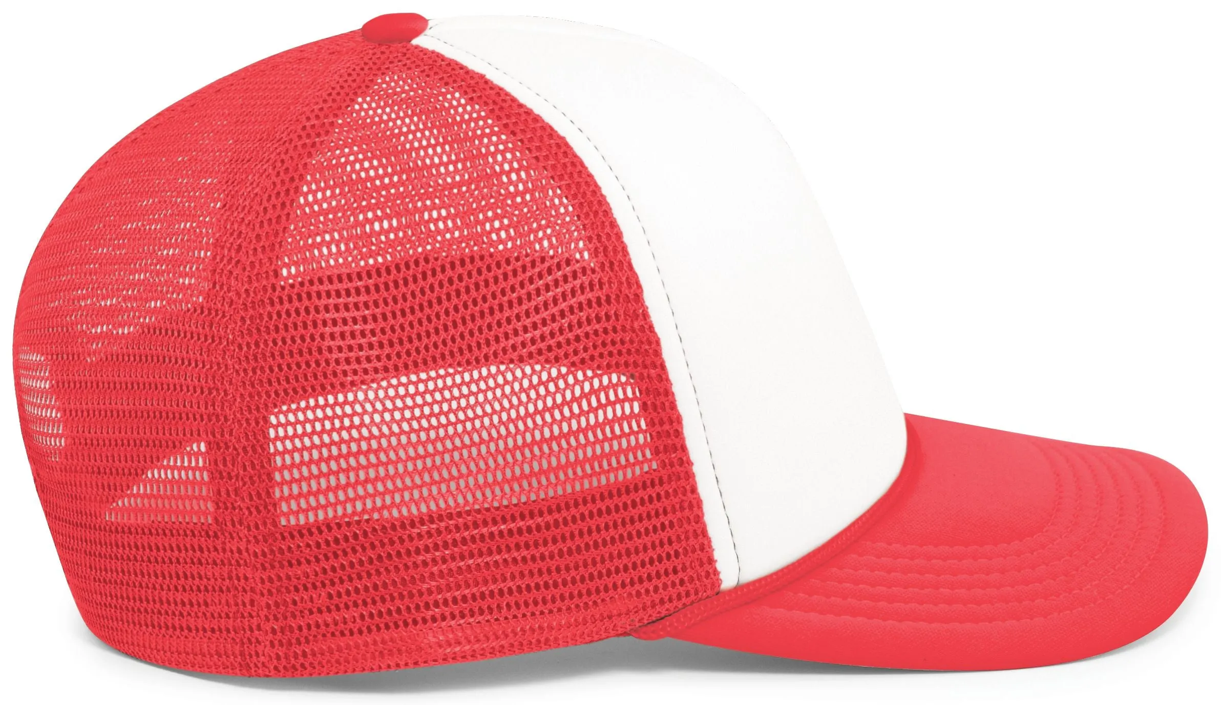 Pacific Headwear Foamie Fresh Trucker Cap - White/Red