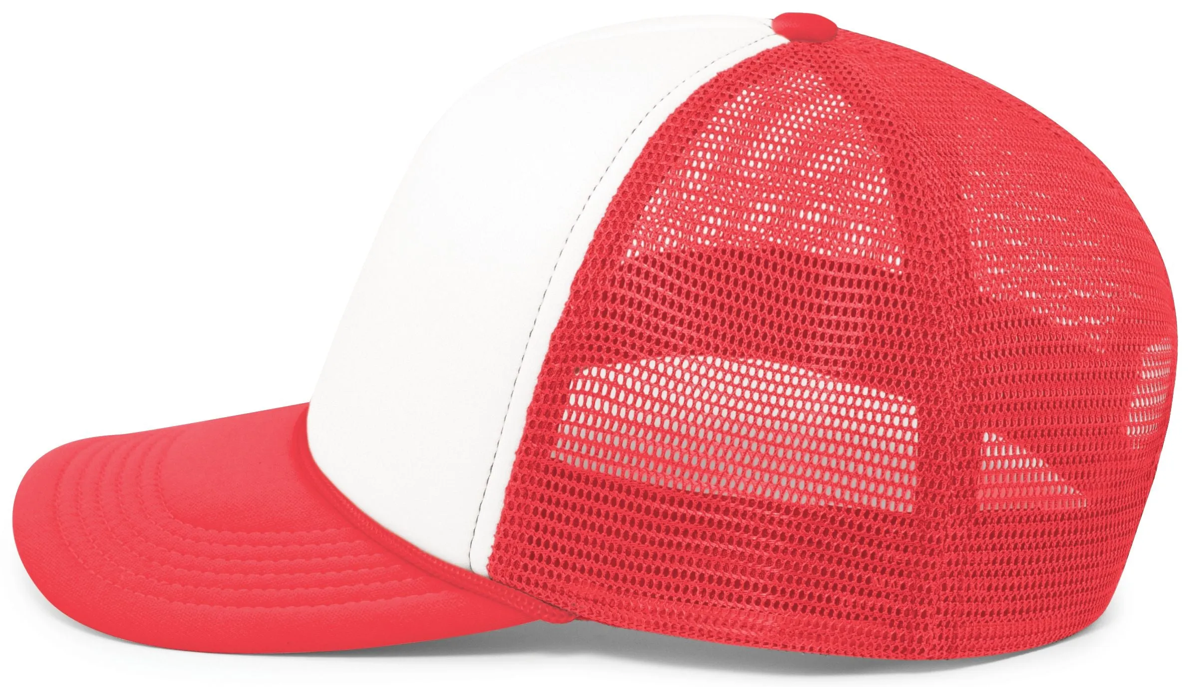 Pacific Headwear Foamie Fresh Trucker Cap - White/Red