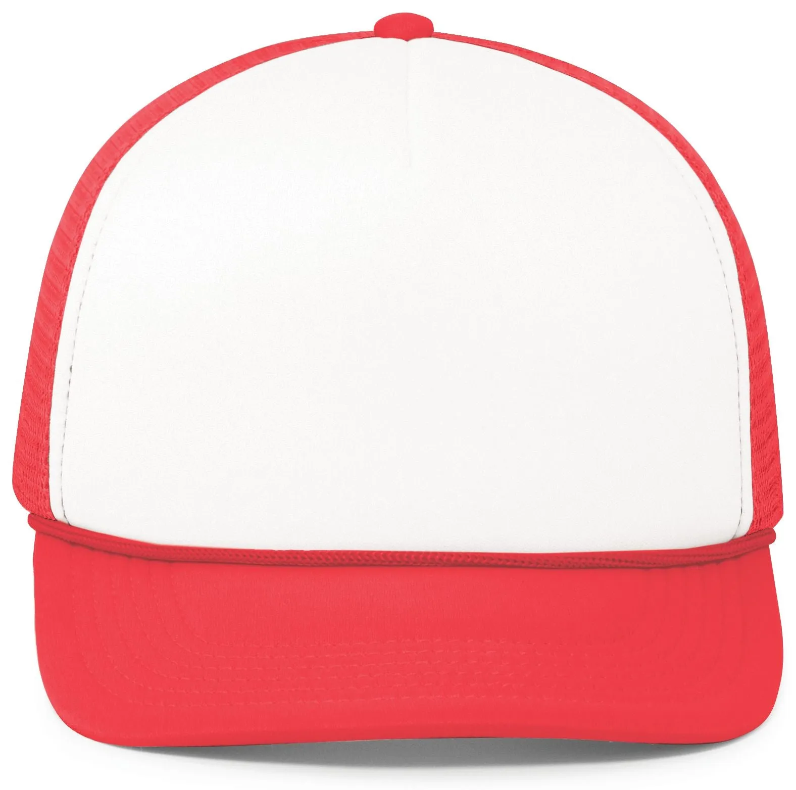 Pacific Headwear Foamie Fresh Trucker Cap - White/Red