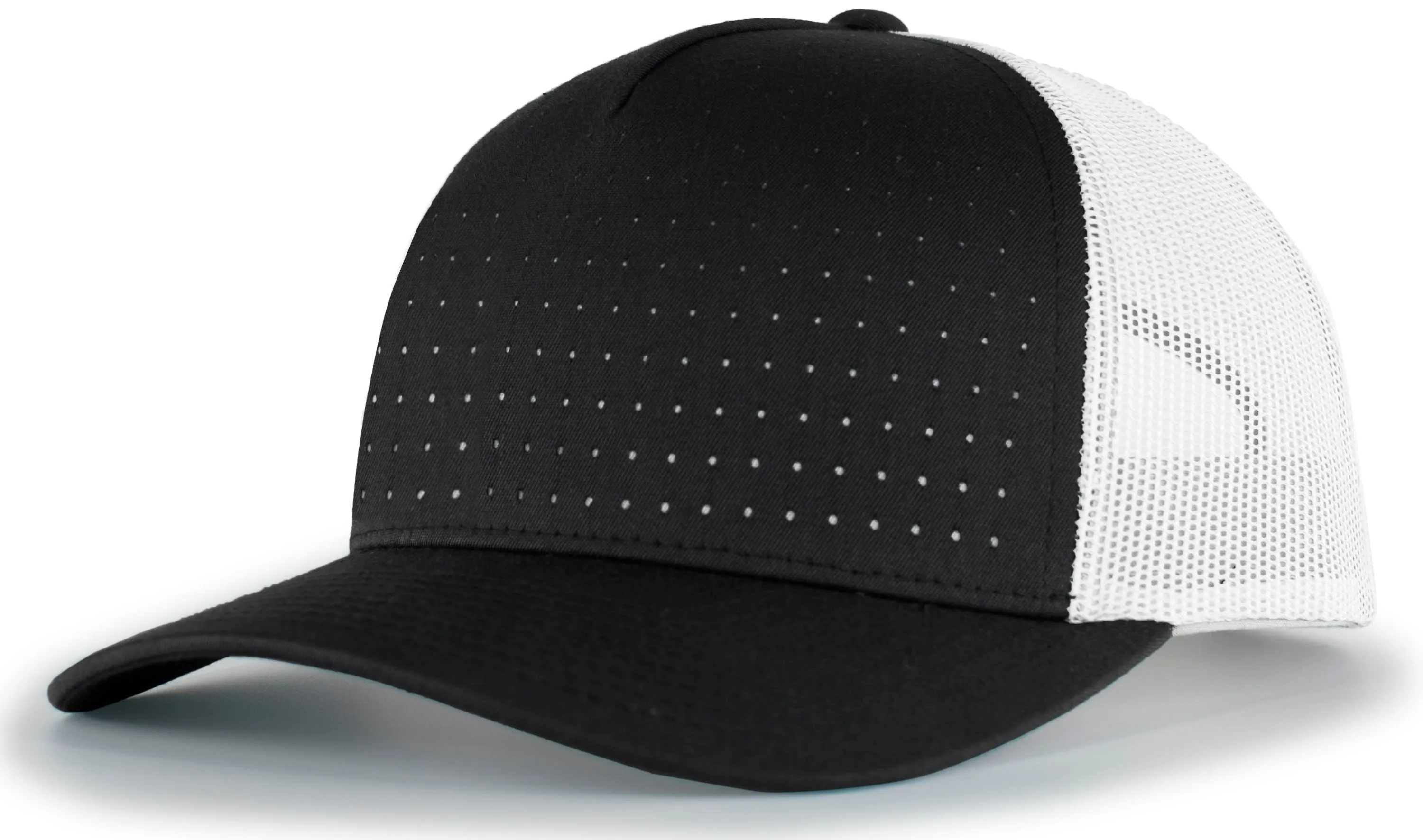 Pacific Headwear Perforated 5-Panel Trucker Snapback Cap