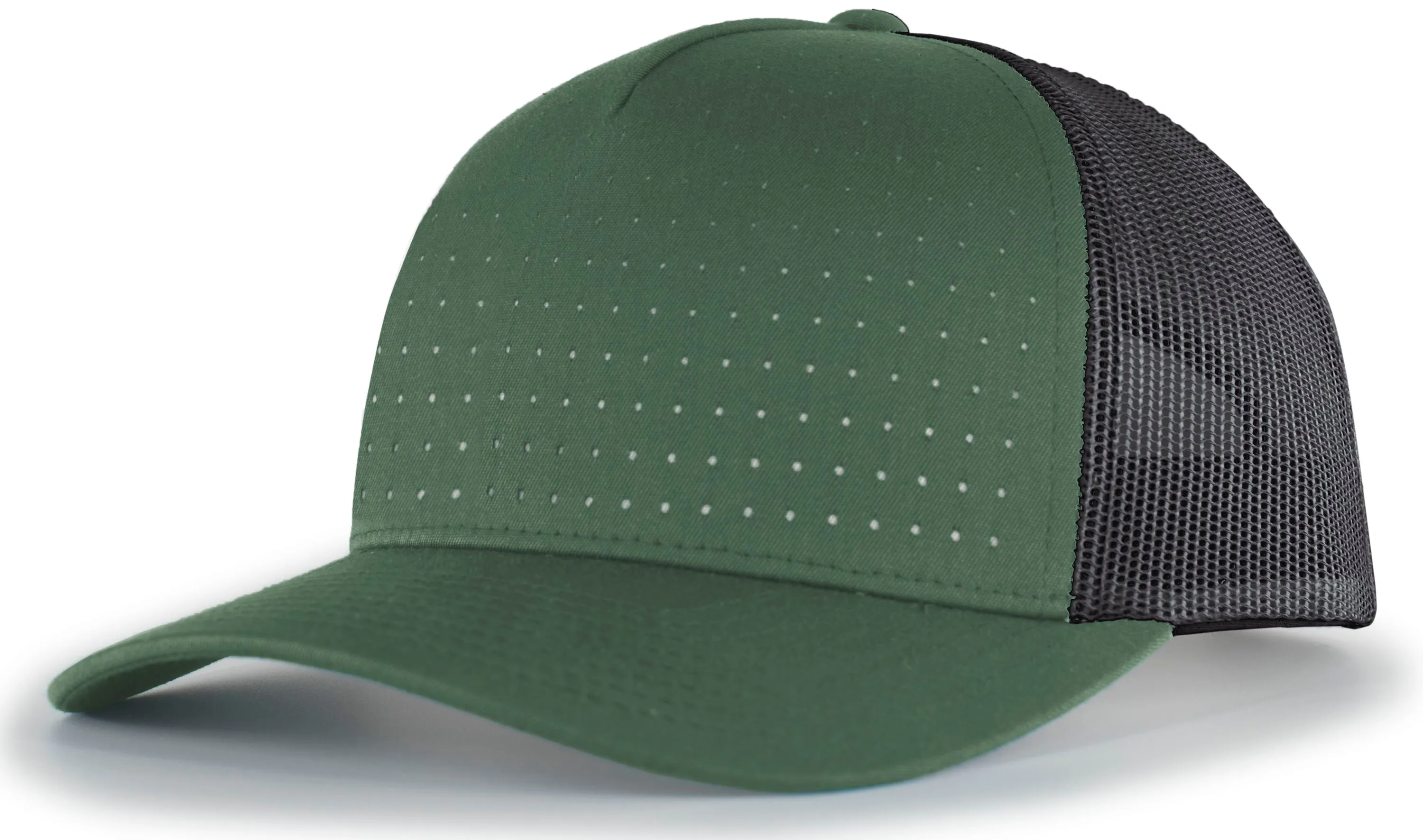 Pacific Headwear Perforated 5-Panel Trucker Snapback Cap