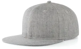 Pacific Headwear Wool Blend Heather Snapback Cap