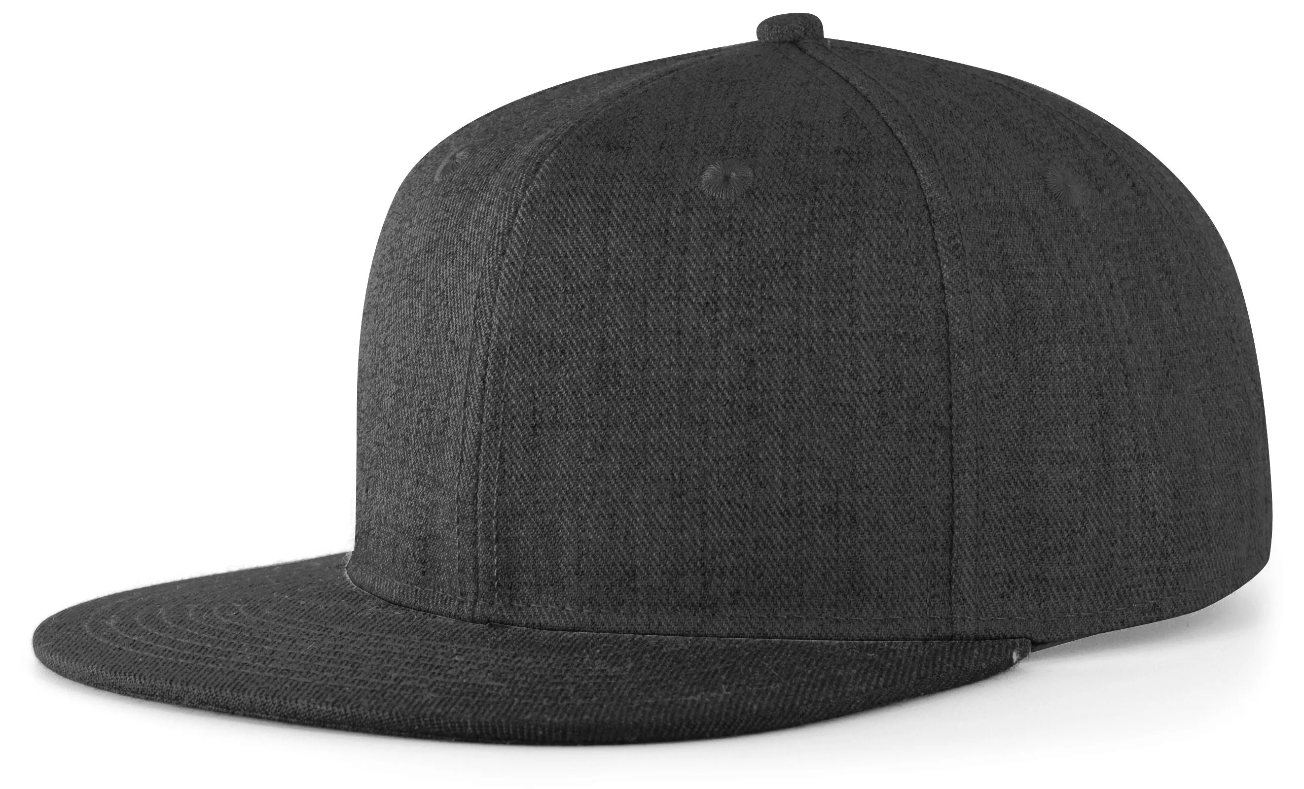 Pacific Headwear Wool Blend Heather Snapback Cap