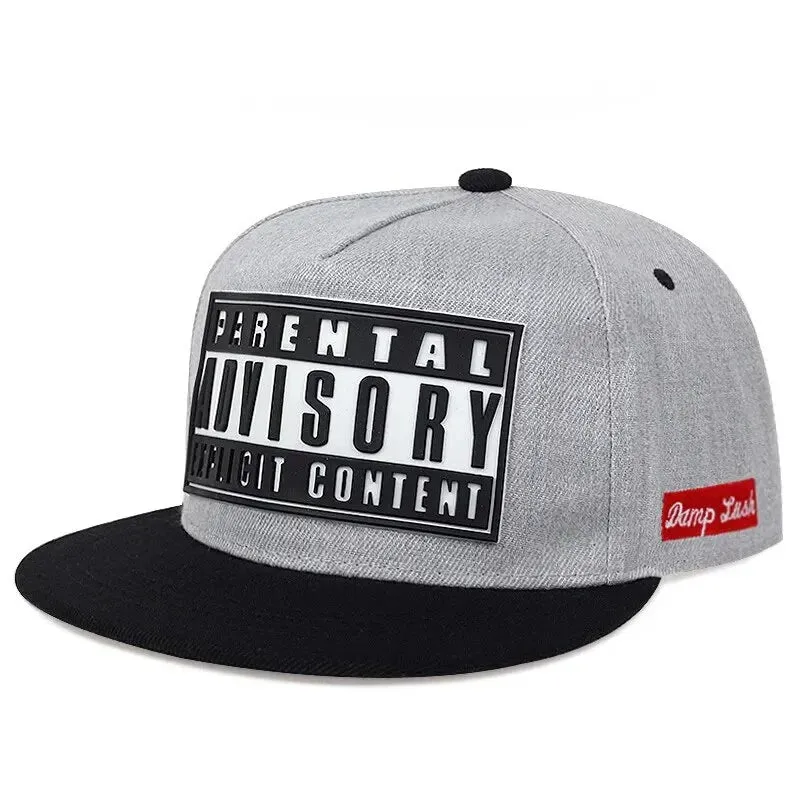 Parental Advisory Snapback Cap