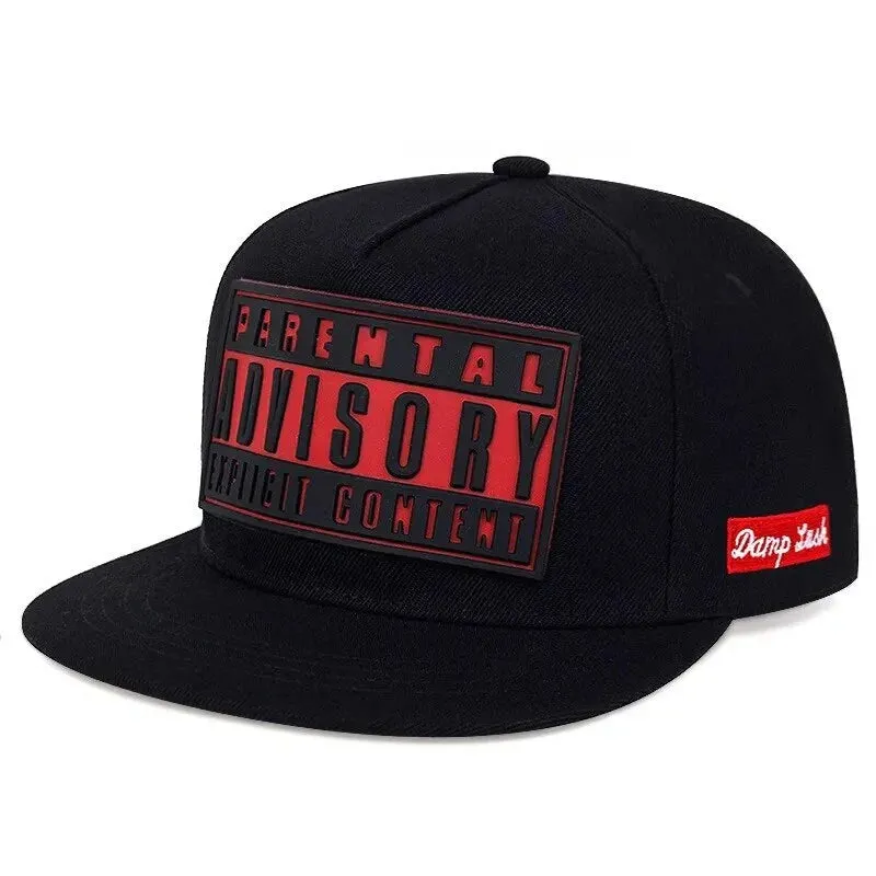 Parental Advisory Snapback Cap