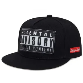 Parental Advisory Snapback Cap