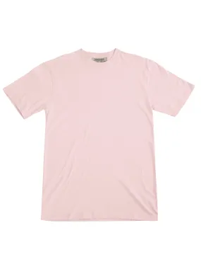 Plant Dyed Organic Oversized Tee in Pink