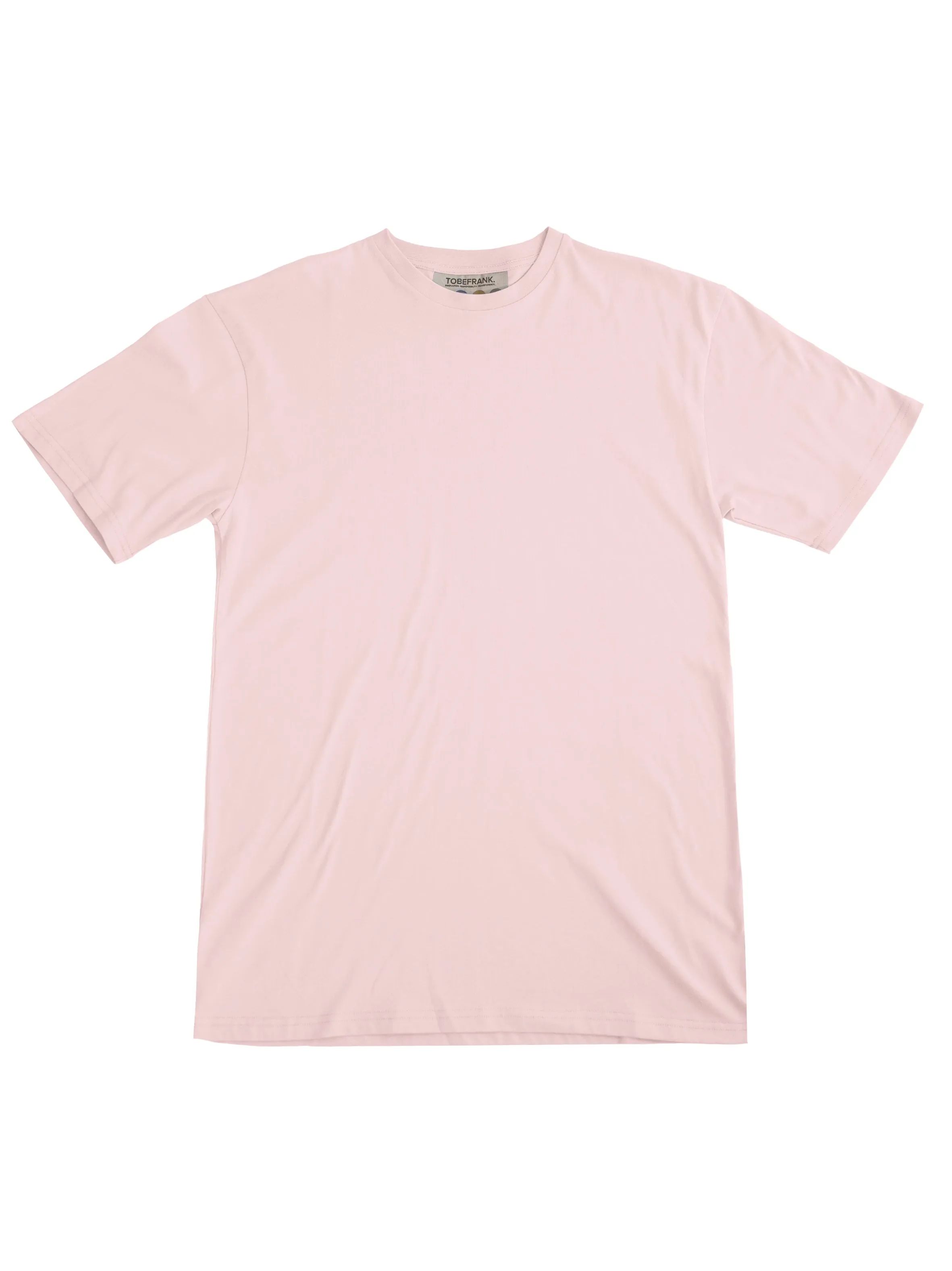 Plant Dyed Organic Oversized Tee in Pink