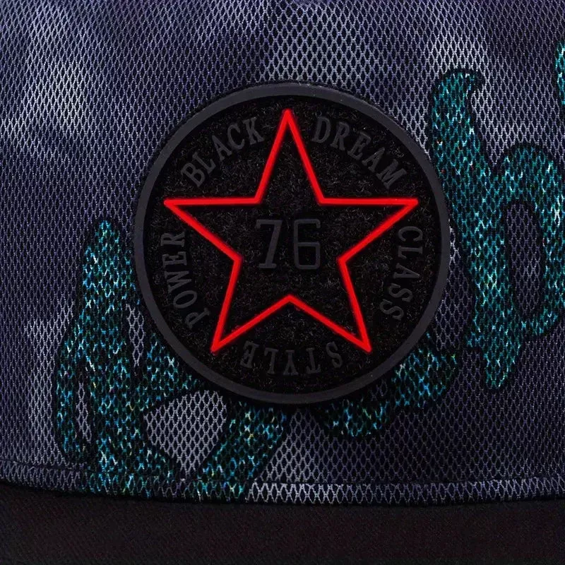 Red Star Abstract Snapback Cap