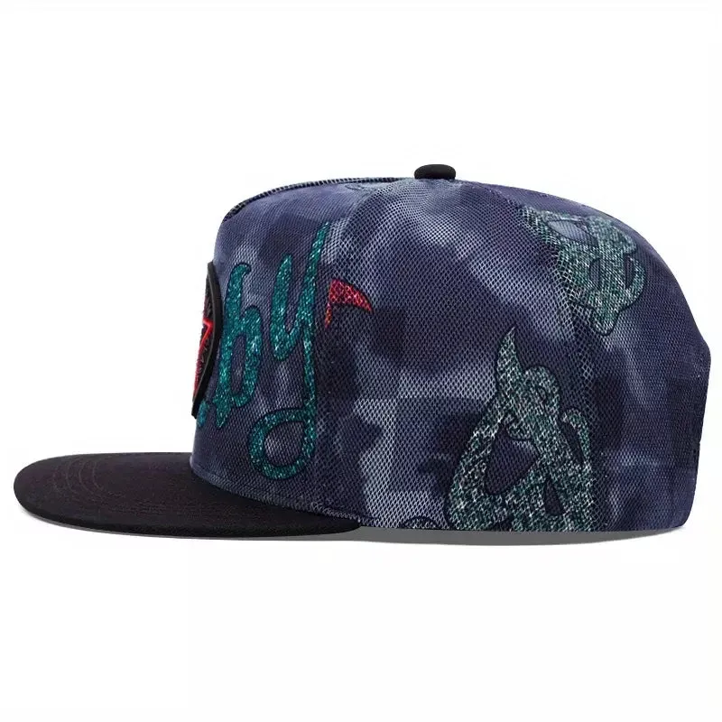 Red Star Abstract Snapback Cap