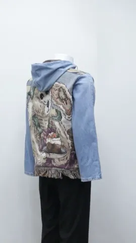 Rework Denim Tapestry Hoodie